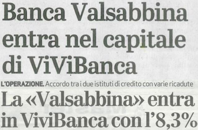 BancaValsabbina ViviBanca | Banca Valsabbina