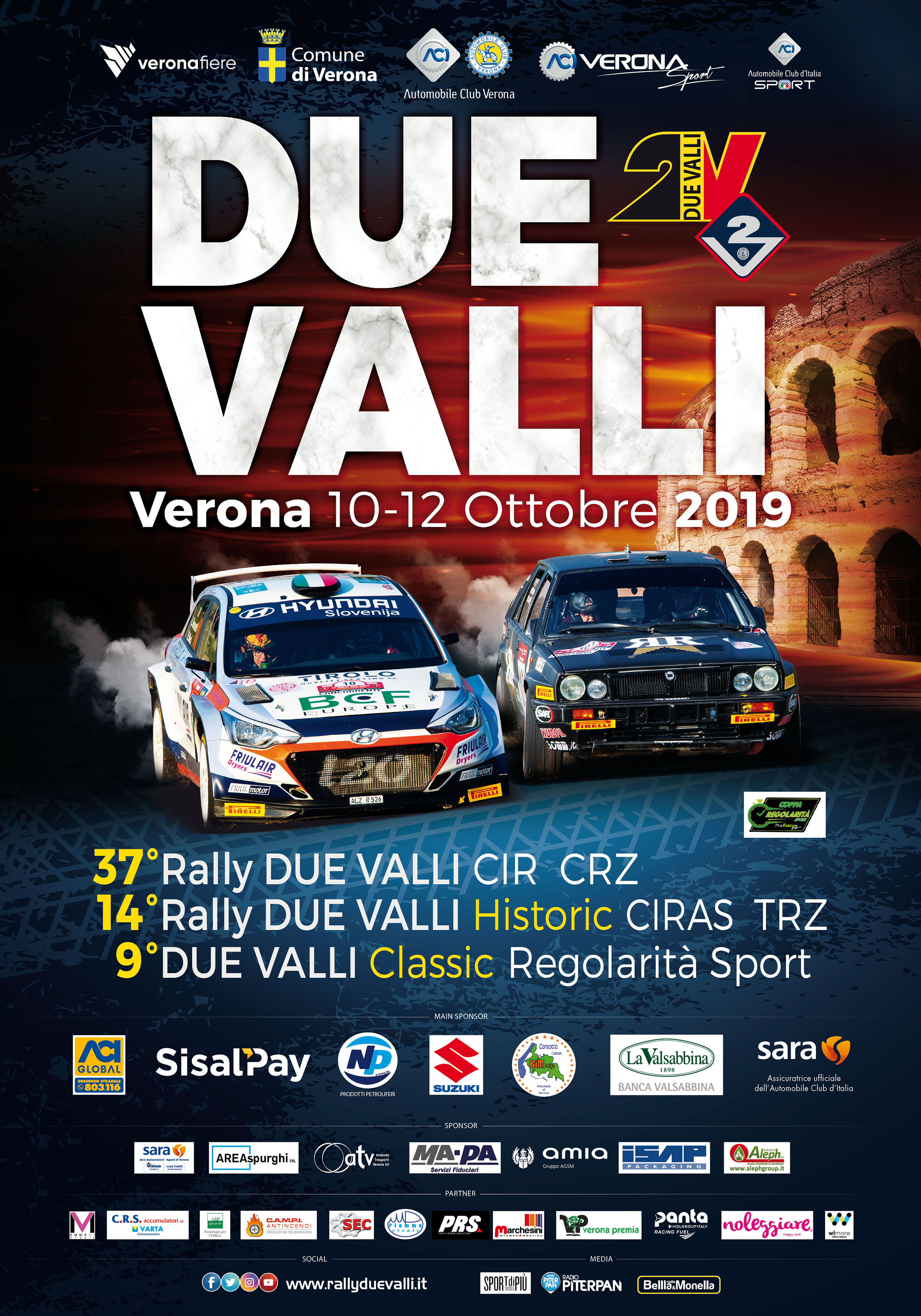 Rally Dye Valli manifesto | Banca Valsabbina