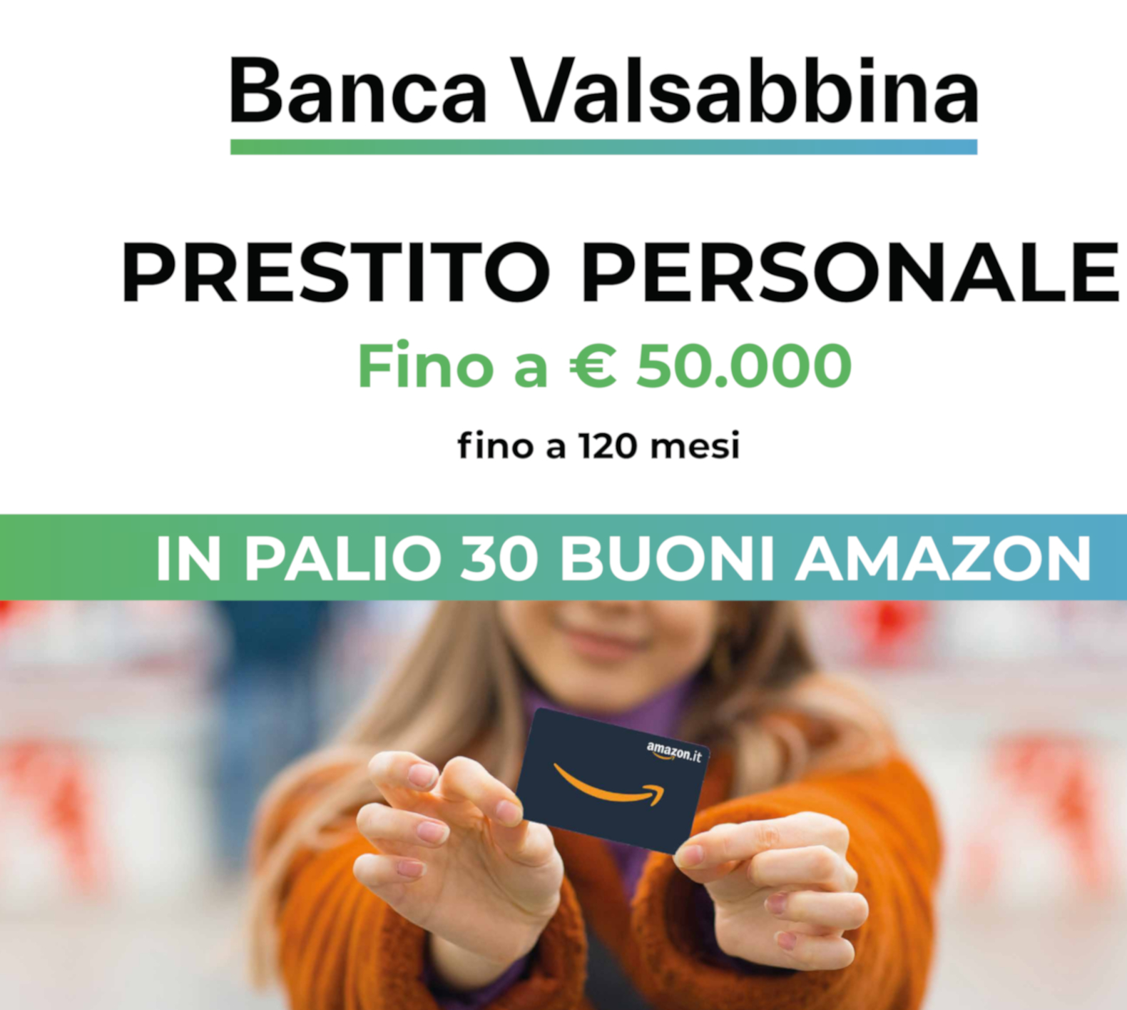 Cofidis concorso1 2023 banner | Banca Valsabbina